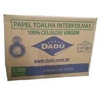 Papel Toalha Interfolha 2 Dobras Com 2000 Folhas Dadu Light Papel Toalha Interfolha 2 Dobras Com 2000 Folhas Dadu Light