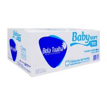 Papel Toalha Interfolha 2 Dobras Folha Simples 100% Celulose 4.800 22,5x21 Folhas Baby