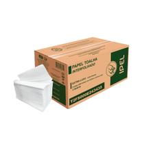 Papel Toalha Interfolha 2 Dobras Folha Simples Extra Luxo 22,5X20,5cm com 2.000 Folhas Ipel Papel Toalha Interfolha 2 Dobras Folha Simples Extra Luxo 22,5X20,5cm com 2.000 Folhas Ipel