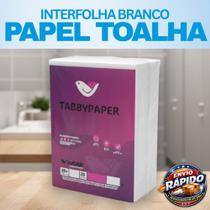 Papel Toalha Interfolha 20,5x20cm - Branco Tabby Paper Papel Toalha Interfolha 20,5x20cm - Branco Tabby Paper