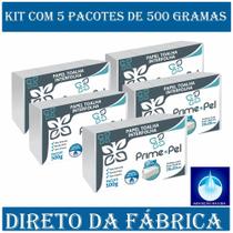 Papel Toalha Interfolha Branco Luxo Banheiro Kit 5000 Folhas - PRIME-PEL
