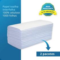 Papel Toalha Interfolha Branquinho 100% 2000