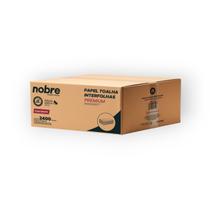 Papel toalha Interfolha c/2400fls. 20cm x 21,5cm (cel.virg./f.dupla) PREMIUM - Nobre