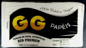 Papel Toalha Interfolha Eco Premium 21x23cm GG PAPEIS 1250 Folhas