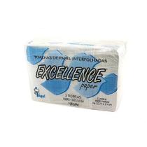 papel toalha interfolha excellence isapel 2 dobras 6000 folhas
