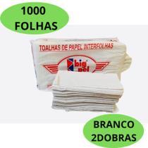 Papel Toalha Interfolha Extra Branco C/ 1000 Folhas Bigpel