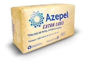 Papel Toalha Interfolha Extra Luxo Azepel 1000un 20x21 Brco
