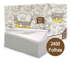 Papel Toalha Interfolha Folha Dupla Supreme Ouroppel Caixa C/ 2400 Folhas 22,5X20