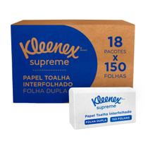 Papel Toalha Interfolha Kleenex Supreme Kit c/ 18 un 150fl