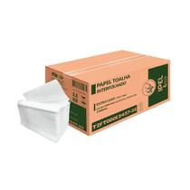 Papel Toalha Interfolha Laminado 2 Dobras Folha Tripla Fit Extra Luxo com 2.000 Folhas Ipel Papel Toalha Interfolha Laminado 2 Dobras Folha Tripla Fit Extra Luxo com 2.000 Folhas Ipel