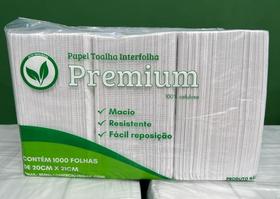 Papel toalha interfolhado 100% celulose - PREMIUM