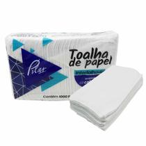 Papel toalha interfolhado branco 100% virgem 20x21 / 1000fls / pilar