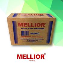 Papel toalha interfolhado branco com 1000 folhas mellior 22cm x 20,5 cm Papel toalha interfolhado branco com 1000 folhas mellior 22cm x 20,5 cm