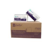 Papel Toalha Interfolhado Branco Folha Tripla Santher Caixa C/12 Pacotes 200 Folhas Cada 2400 Folhas 21x21,5