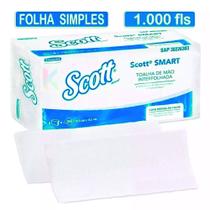 Papel Toalha Interfolhado Kimberly Clark Scott Smart C/1000