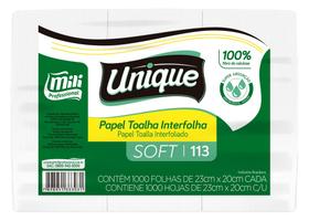 Papel Toalha Interfolhado Unique Soft 20x23 Com 1.000 Fls