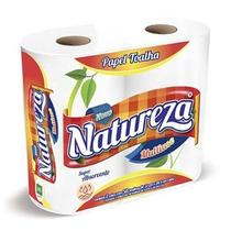 Papel Toalha Natureza Folha Dupla Com 2 Rolos