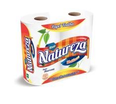 Papel Toalha Natureza Folha Dupla Fardo C/ 32 Rolos Com 2 Rolos Cada Pacote