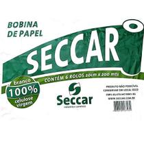 Papel Toalha SECCAR Bobina 100% Celulose Cx 6 Rolos 20cm x 200m (Gr 20g) Papel Toalha SECCAR Bobina 100% Celulose Cx 6 Rolos 20cm x 200m (Gr 20g)