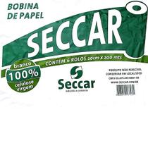 Papel Toalha SECCAR Bobina 100% Celulose Cx 6 Rolos 20cm x 200m (Gr 27g) Papel Toalha SECCAR Bobina 100% Celulose Cx 6 Rolos 20cm x 200m (Gr 27g)
