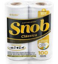 Papel Toalha SNOB 19x20cm Pct com 2 Rolos de 50 Folhas