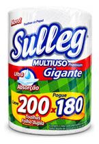 Papel Toalha Sulleg Multiuso Premium Gigante 200 Folhas Duplas Alta Absorção Papel Toalha Sulleg Multiuso Premium Gigante 200 Folhas Duplas Alta Absorção