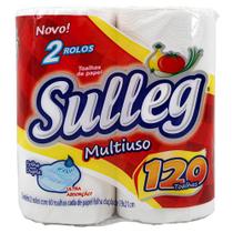 Papel Toalha Sulleg Pacote com 2 rolos
