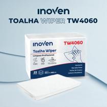 Papel Toalha Wiper Reforçado Lavável Descartável - 25un Tw4060 - Inoven Papel Toalha Wiper Reforçado Lavável Descartável - 25un Tw4060 - Inoven