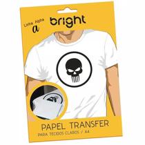 Papel Transfer A4 Para Tecidos Claros Bright - 10 Folhas