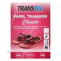 Papel Transfer Laser para Chinelo 90g 100 folhas A4 Transfix