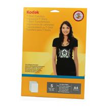 Papel Transfer para Camiseta Escura - 5 Folhas - Kodak