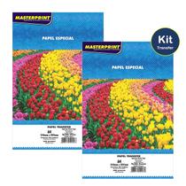 Papel Transfer para Tecido Claro e Escuro 10 Folhas a Prova dágua Seca Rápido para uso em Impressora Jato de Tinta