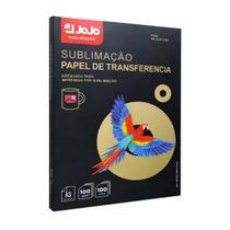 Papel Transfer Sublimático Jojo A3 100 Folha Fundo Rosa 100g Papel Transfer Sublimático Jojo A3 100 Folha Fundo Rosa 100g