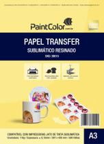 Papel Transfer Sublimático Resinado Fundo Azul A3 - 500 Folhas