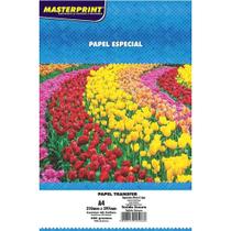 Papel Transfer Tecido Escuro A4 235 gramas 5 Folhas Masterprint Impressão Pro Durável