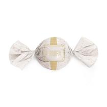 Papel Trufa 14,5x15,5cm - Petit Poa Branco Ouro - 100 unidades - Cromus