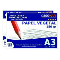 Papel Vegetal A3 297x420mm 180 G/m² Translúcido 200 Fls Papel Vegetal A3 297x420mm 180 G/m² Translúcido 200 Fls
