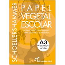 Papel Vegetal A3 60/65G 297X420MM (7898662820141) - Microservice