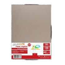 Papel Vegetal A4 210X297Mm 180 G/M² Translúcido 100 Folhas - Marpax