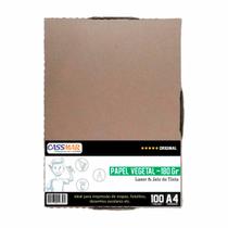 Papel Vegetal A4 210x297mm 180g 100 Folhas