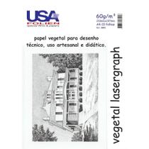 Papel Vegetal A4 60G 210X297MM - Pacote com 10 Folhas