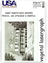 Papel vegetal a4 60g. 210x297mm pacote com 50 folhas usa folien Papel vegetal a4 60g. 210x297mm pacote com 50 folhas usa folien