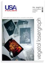 Papel vegetal a4 90g 210x297mm pacote com 10 folhas usa folien