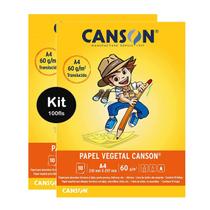 Papel Vegetal A4 Canson Bloco 100 Folhas 60g Translucido P/ Desenhos Geométricos Projetos Estudos Escolar Universitário Papel Vegetal A4 Canson Bloco 100 Folhas 60g Translucido P/ Desenhos Geométricos Projetos Estudos Escolar Universitário