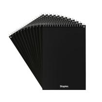 Papel verde Steno Pads Staples TRU RED, 6 x 9 cm, 80 folhas, pacote com 12 Papel verde Steno Pads Staples TRU RED, 6 x 9 cm, 80 folhas, pacote com 12