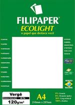 Papel vergê 120 g Filipaper ecolight A4 - 30 folhas Papel vergê 120 g Filipaper ecolight A4 - 30 folhas