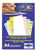 Papel Verge 50 fls 180 gramas Branco Off Paper Papel Verge 50 fls 180 gramas Branco Off Paper