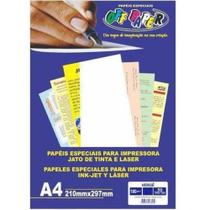 Papel Verge A4 Branco 180G - Off Paper - Offpaper