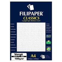 Papel vergê branco 180g/m² 50 folhas - fp00977 - filipaper - FILIPERSON Papel vergê branco 180g/m² 50 folhas - fp00977 - filipaper - FILIPERSON