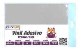 Papel Vinil Adesivo A4 70g Branco Brilhante 50 Folhas Papel Vinil Adesivo A4 70g Branco Brilhante 50 Folhas